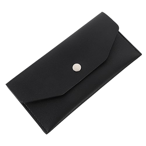 jojofuny 1 Satz Geldumschlag Aus Leder Geldbörsen Für Frauen Brieftaschen Für Frauen Clutch-geldbörse Für Damen Geldbörse Damen Kleine Münztasche Einkaufstasche Mann Papier Handtasche Knopf von jojofuny