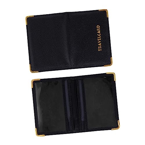 jojofuny Kartenpaket Aus Pu-Leder Halter Für Bankausweise Tasche Mit Multi-Grid-Design Für Geordnete Aufbewahrung Kredithülle Zum Schutz Vor Kratzern Und Beschädigungen von jojofuny