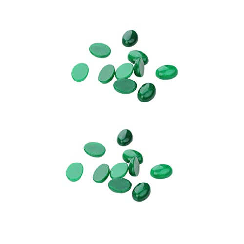 jojofuny 10 Stück Teiliges Ovale Grüne Edelstein Cabochons für Diy Schmuckherstellung Einzigartige Zeitstein Aufkleber für Ringe Ohrringe Manschettenknöpfe und Dekorative Bastelprojekte jojofuny 10 Stück Teiliges Ovale Grüne Edelstein Cabochons für Diy Schmuckherstellung Einzigartige Zeitstein Aufkleber für Ringe Ohrringe Manschettenknöpfe und Dekorative Bastelprojekte von jojofuny