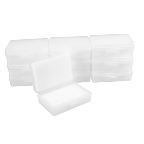 jojofuny 10stücke Rechteckige Aufbewahrungsboxen Mit Schwamm- Für Kosmetik-schwämme Bastelbedarf Und Kleine Werkzeuge Für Und Outdoor-aktivitäten von jojofuny