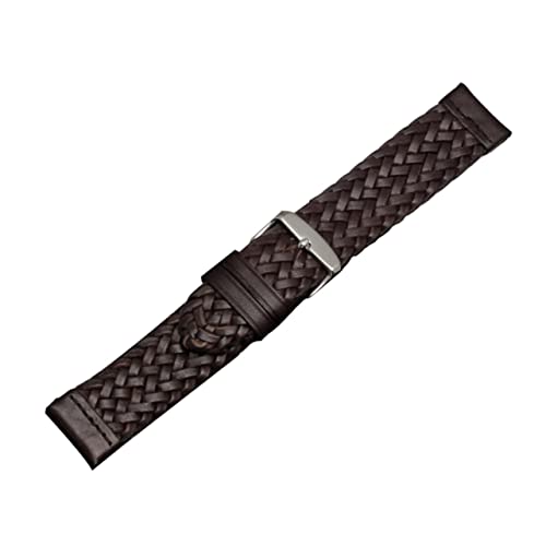 jojofuny 1stk Gewebtes -armband Riemenzubehör Leder Ersatz Zubehör Handgewebtes Uhrenarmband Zubehör De Uhrenarmbänder Für Damen Geflochtenes Weben Rindsleder Männer Und Frauen von jojofuny