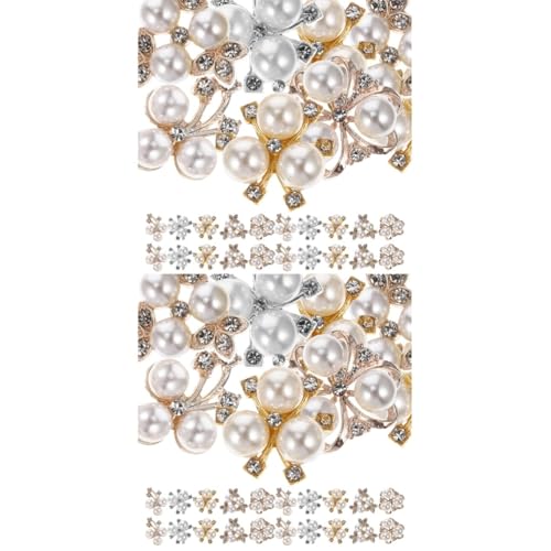 jojofuny 2 Sätze Haarschmuck Brautjungfern Haarzubehör Perle Haarstifte Haarklammer Hochzeit Clips Haarzubehör Für Mädchen Niedliche Haaraccessoires Süße Haarspangen Legierung 50 Stück * 2 von jojofuny