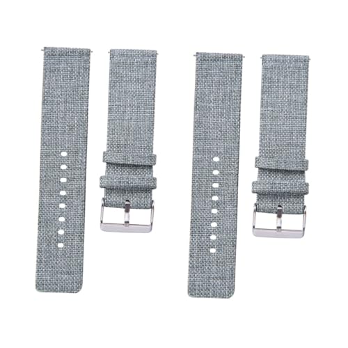 jojofuny 2 Stk Armband Gurt für Uhrenarmbänder für Herrenuhren Austausch von Nylon-Uhrenarmbändern Lederband Uhrenarmbänder aus Leder für Herren Bands ersatzband ansehen intelligent Zubehör von jojofuny