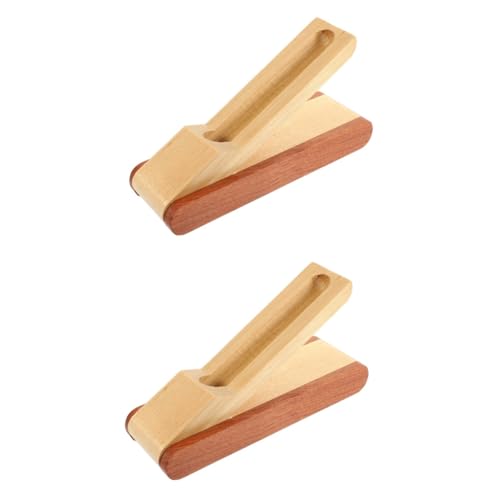 jojofuny 2 Stück Einzelner Holz Stifthalter mit Klappdeckel Edle Drehbare Stiftbox zur Aufbewahrung und Präsentation Schützende Schreibwaren Geschenkbox für Kugelschreiber und Füller für von jojofuny