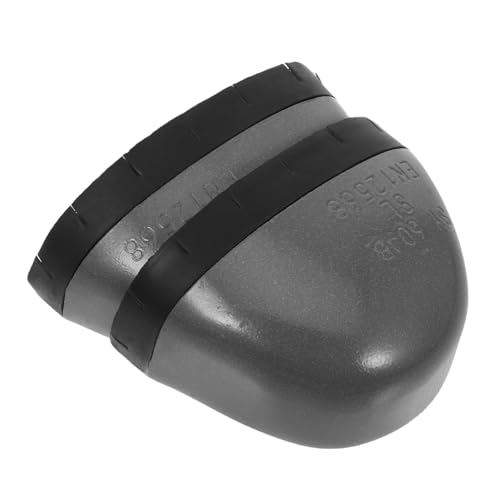 jojofuny 2 Stück Schutzschuh Stahlkappe mit Mangan Einlage Zehenschutz Metatarsal Fußschutz Unisex Arbeitsschutz Robuste Überzieher für Industrie und BAU von jojofuny