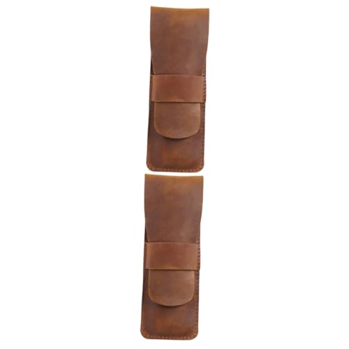 jojofuny 2 Stück Vintage Leder Stiftetui Retro Federmäppchen für Stifte und Bleistifte Stilvolles Schreibwaren Accessoire für Männer und Frauen Praktischer Organizer für Handtasche jojofuny 2 Stück Vintage Leder Stiftetui Retro Federmäppchen für Stifte und Bleistifte Stilvolles Schreibwaren Accessoire für Männer und Frauen Praktischer Organizer für Handtasche von jojofuny