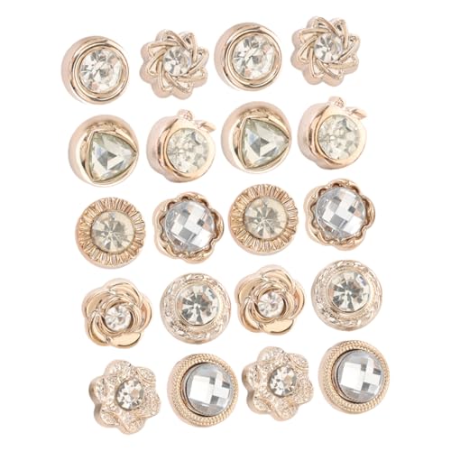 jojofuny 20 Stück Broschen Pins für Frauen Antirutsch Anstecker für Cardigans Schals und Kleider für Formelle und Anlässe von jojofuny