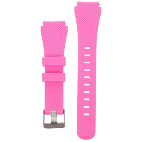 jojofuny 22 mm Riemen uhrband strap tischband uhrarmband watch meterband Damen Uhrenarmband Uhrenteile Silikonarmband Uhrenersatz austauschbar Gurt Lieferungen Anschauen s3 Metall Rosa von jojofuny