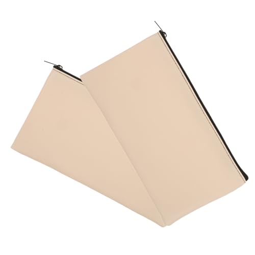 jojofuny 2stücke Bankgeldtaschen Geldsäckchen Reißverschluss Bargeld Tasche Geldbeutel Quittungsbeutel Tragbar Kleine Geldumschläge Für Dokumente Karten von jojofuny