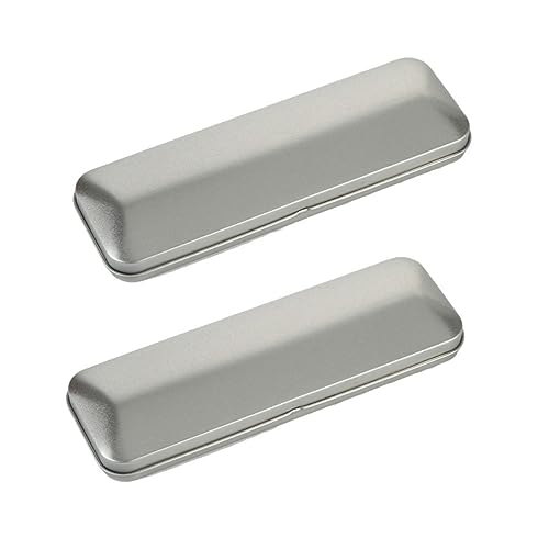 jojofuny 2stücke Weißblech Bleistiftboxen Von Tragbare Stift-Organizer Für Haushalt Und Täglichen Gebrauch Mit Deckel Für Stifte Bleistifte Und Schulkonsumartikel von jojofuny