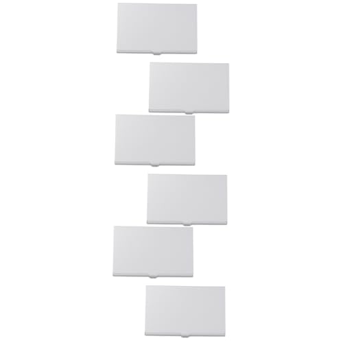 jojofuny 3 Sätze Aluminium Visitenkartenetui Eleganter Kartenhalter Für Business Id Und Kreditkarten Tragbar Und Silber Für Büro Und Unterwegs 2 Stück * 3 jojofuny 3 Sätze Aluminium Visitenkartenetui Eleganter Kartenhalter Für Business Id Und Kreditkarten Tragbar Und Silber Für Büro Und Unterwegs 2 Stück * 3 von jojofuny