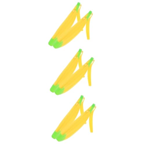 jojofuny 3 Sätze Silikon Federmäppchen Bananenform Große Kapazität Stiftetui Für Schreibwaren Niedlicher Cartoon Aufbewahrungshalter Für Schule Und 2 Stück * 3 von jojofuny