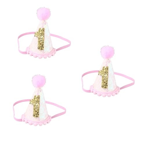 jojofuny 3 Stk Geschenk Kind Prinzessin Hut Haarball von jojofuny