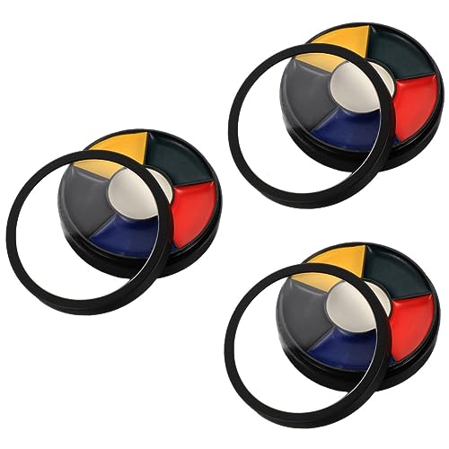 jojofuny 3 Stück Fake Wound Pigment Farben Wasserbasierte Körperfarbe für Halloween Makeup und Einfach zu Reinigen für Cosplay und Feste Makeup Palette für Körperkunst von jojofuny