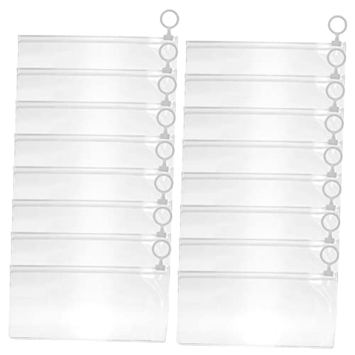 jojofuny 30stücke Teiliges PVC Transparente Federmäppchen Mit Reißverschluss Für Schule Büro Und Make-up Leicht Langlebig Und Platzsparend Für Stifte Taschenrechner Und von jojofuny