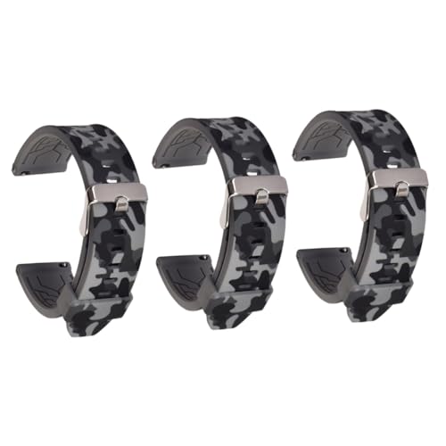 jojofuny 3st Camouflage-armbanduhr Zubehör Armbänder Für Männer 22mm Uhr Reloj Inteligente Para Hombre Für Frauen Smartwatch Für Frauen Smartwatch-bänder Intelligent Anschauen Mann von jojofuny