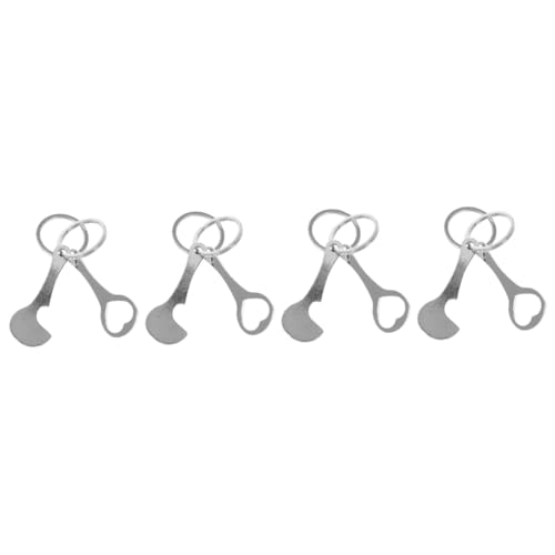 jojofuny 4 Sätze Schlüsselanhänger Einkaufswagen Münze Metall Schlüsselanhänger Für Einkaufswagen Mit Herz Und Halbmond Design Für Taschen Und Schlüsselbund 2 Stück * 4 von jojofuny