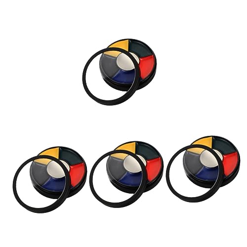 jojofuny 4 Stück Farben Körperfarbe für Halloween Sanfte Gesichts und Körpermalfarbe für Cosplay Partys Geburtstagsfeiern und Theater Hautfreundlich und Sicher für Beeindruckende Wunden und von jojofuny