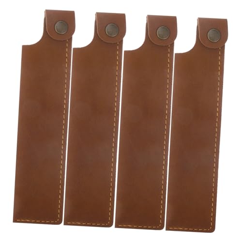 jojofuny 4 Stück Stiftabdeckung Schutzschutzabdeckung Fall Etui Federmäppchen Stift Schutzhülle Hülse Für Einzelstift Einzelner Füllfederhalter Bleistifthalter Brown Pu jojofuny 4 Stück Stiftabdeckung Schutzschutzabdeckung Fall Etui Federmäppchen Stift Schutzhülle Hülse Für Einzelstift Einzelner Füllfederhalter Bleistifthalter Brown Pu von jojofuny