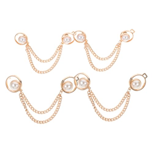 jojofuny 4 Stück Teiliges Jeans Bunddehner Knöpfe aus Robustem Zinklegierung Verstellbare Hosen Taillenstraffer für Damen Herren Jugendliche Eleganter Taillenkürzer Nähen Langlebig und von jojofuny