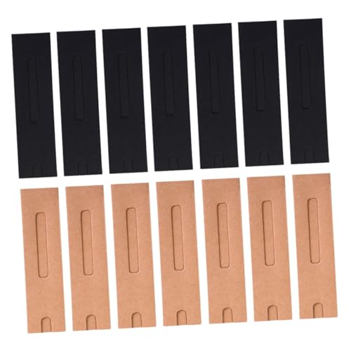 jojofuny 40 Stück Teiliges Kraftpapier Stiftetui mit Sichtfenster Faltbare Papier Hülle für Einzelstifte Praktische Stifttasche Leicht und Schützend als Geschenkverpackung für von jojofuny