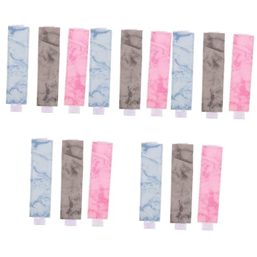 jojofuny 5 Sätze Stifthalter Mit Gummiband Federmäppchen Stifte Aufbewahrung Stiftaufbewahrung Federkästchen Tasche Beutel Notizbuch Stifthülle Notebook-stifthalterhülle Pu 3 Stück * 5 von jojofuny