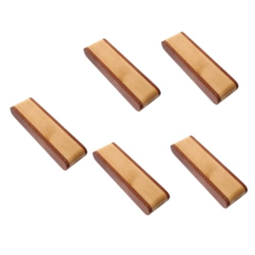 jojofuny 5 Stück Geschenkstiftschachtel für mit Fall Schule Tragbarer Stift-Organizer Stift -Anzeigekoffer Füllfederhalter-Organizer Stift Geschenkboxen leer Etui hölzern von jojofuny