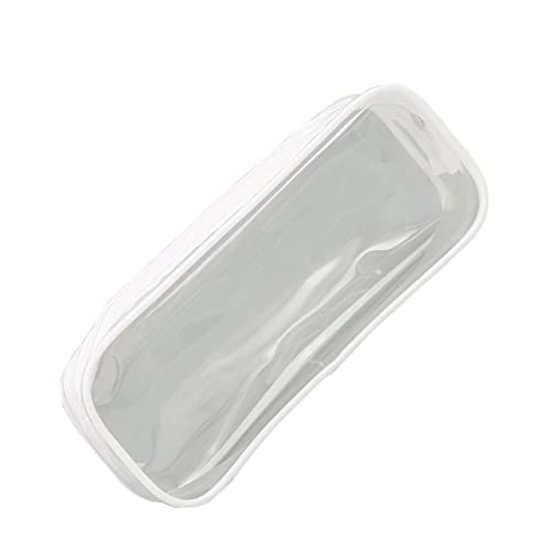 jojofuny 5 Stück Teiliges Transparentes Federmäppchen aus Hochwertigem Kunststoff Leichter Stifte Organizer mit Reißverschluss Kompakte Aufbewahrungstasche für Schüler und Büro Praktisch von jojofuny