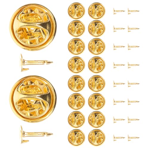 jojofuny 50 Stück Brosche Manschettenknöpfe Herstellung Emaille-pin-verriegelung von jojofuny