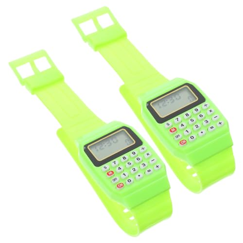 jojofuny 6 STK Berechnung Uhr Uhrengehäuse für Herren Hand kinderuhren Armbanduhr Kinder taschenrechner Digitaluhr Rechenuhr für Kinder Junge Fall LCD Bildschirm Anschauen Fitness von jojofuny