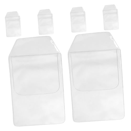 jojofuny 6 Stück Teiliges PVC Stifttaschen Transparenter Strapazierfähiger Taschenorganizer für Laborkittel Hemden Büro Schule Praktische Einstecktasche für Stifte Vielseitig Einsetzbar von jojofuny
