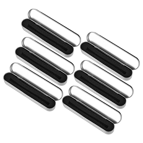 jojofuny 6stücke Metall Stiftebox Aus Blech Tragbares Federmäppchen Für Haushalt Und Schule Mit Deckel Zum Aufbewahren Von Bleistiften Und Buntstiften Robuste Stift Lagerung Box Für von jojofuny