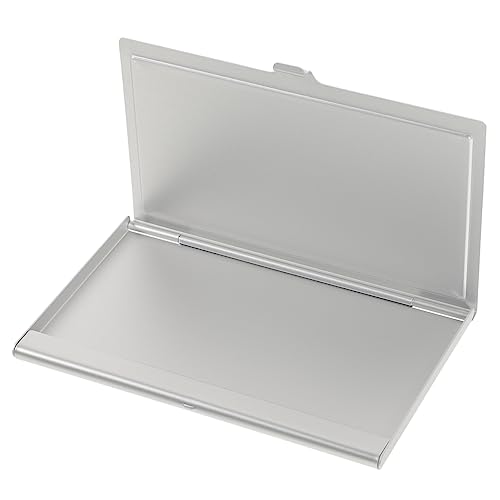 jojofuny Aluminium -visitenkartenbox Visitenkarteninhaber Visitenkartenhalter Metall Behälter Für Sublimationskarten Visitenkartenetui Zum Selbermachen Sublimations-visitenkartenetui von jojofuny