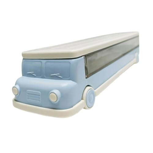 jojofuny Double Layer Großer Kapazitäts-stiftetui Hartplastik Mit Schulbus-Design Praktische Aufbewahrung Für Schreibwaren Marker Und Schulbedarf Für Jungen von jojofuny