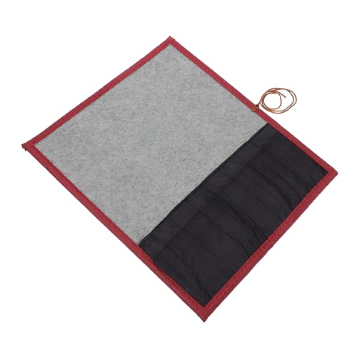 jojofuny Pinselhalter Für Künstler Bambus Aquarellpinsel-etui Tragbarer Stifthalter Organizer Mit Großem Fassungsvermögen Reise Wickeltasche Für Maler Und Studenten von jojofuny