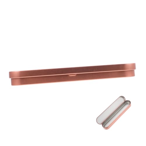 jojofuny Brunnenstifthalter Bleistift-Organizer Nettes Bleistiftkoffer Federmäppchen Für Mädchen Kartuschen Bürozubehör Stiftbeutel Kleine Vorratsbehälter Etui Weißblech Rose Gold von jojofuny