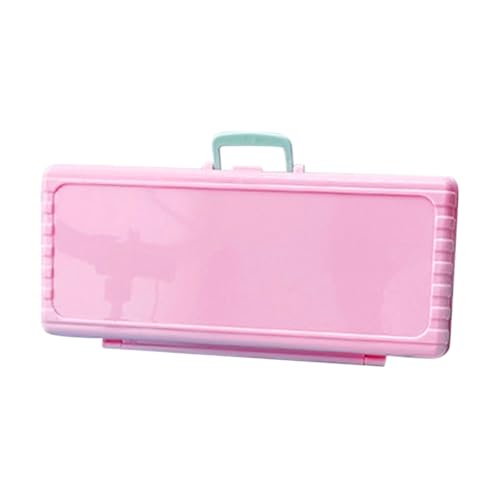 jojofuny Doppellagige Stiftebox für Kreative Bleistift Organizer mit Platz für Schulzubehör Leicht für Schultaschen und Rucksäcke jojofuny Doppellagige Stiftebox für Kreative Bleistift Organizer mit Platz für Schulzubehör Leicht für Schultaschen und Rucksäcke von jojofuny