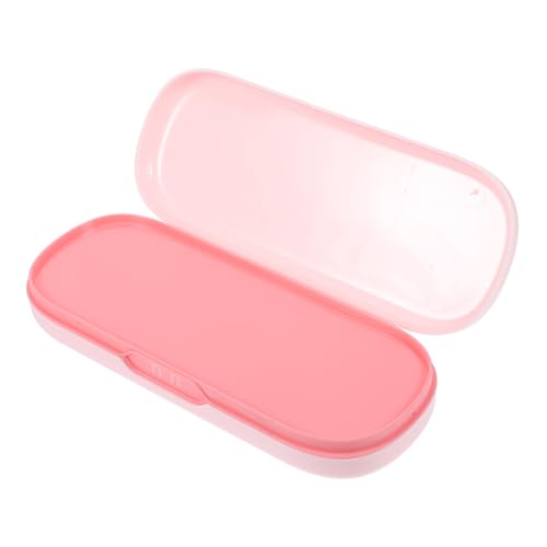 jojofuny Doppels Chicht Schreibwaren Box Entzückender Bleistiftkoffer Stiftorganisator Federmäppchen Großer Bleistift-Organizer Bleistiftbehälter Organisierter Bleistiftfall Plastik Rosa von jojofuny