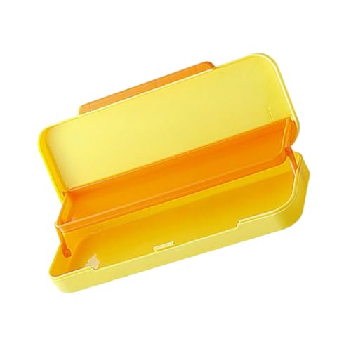 jojofuny Bleistiftboxen Aus Kunststoff Tragbarer Schreibwaren-Organizer Großes Fassungsvermögen Stiftehalter Mit Clamshell-Design Studentenbedarf Schreibwarenetui Zum Sortieren Und Ordnen von jojofuny