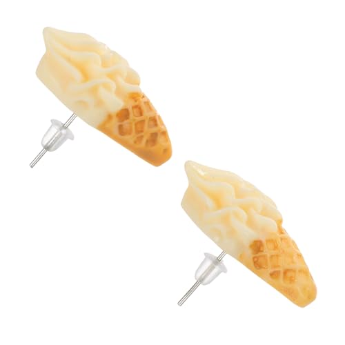 jojofuny Eiscreme Ohrstecker Für Damen Zierliche Ohrringe Aus Hochwertigem Material Einzigartiger Ohrschmuck Für Mädchen Und Frauen von jojofuny