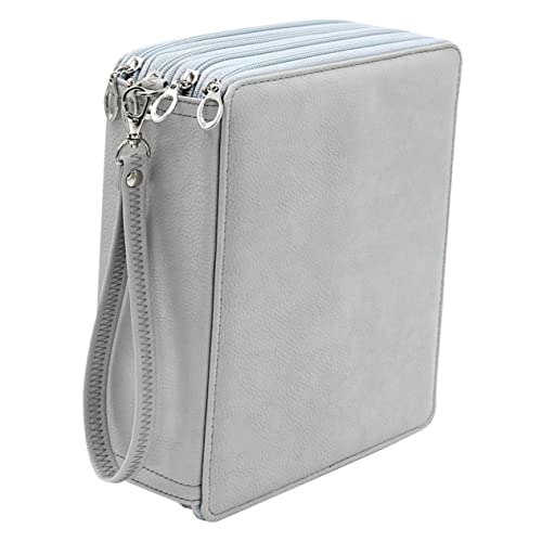 jojofuny Farben Multifunktionaler Buntstifte Organizer für Studenten Praktische Zeichnen Stiftetasche mit Robusten Reißverschlüssen und Elastischem Halter für Sicheren Zufällige Farbe von jojofuny