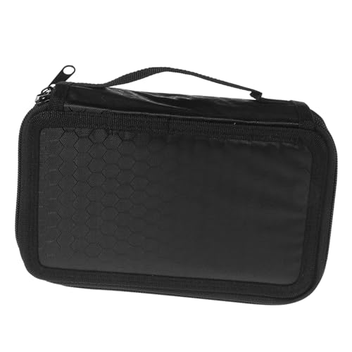 jojofuny Schreibwaren Bleistifttasche Mehrschichtiges Federmäppchen Mit Reißverschluss Stifte Aufbewahrungstasche Großer Kapazität Schreibwaren-Organizer Stiftbehälter Für Schule Büro von jojofuny