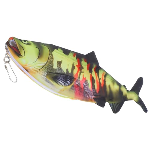 jojofuny Federmäppchen in Fischform Kosmetik Tasche Für Fischstifte Nettes Bleistiftkoffer Marine Fisch Geldbörse Geldbeutel Machen Schultasche Karikatur Schule Schreibwaren Pp-Baumwolle von jojofuny
