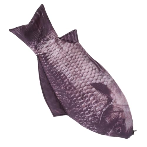 jojofuny Federmäppchen mit Reißverschluss Realistisches Fisch Design aus Hochwertigem Nylon Multifunktionale Stifttasche und Make up Beutel für Schule und Büro Langlebig und Einzigartig von jojofuny