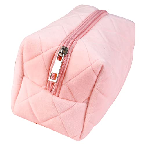 jojofuny Große Pen Storage Bag Multifunktionale Kosmetiktasche für Stifte Pinsel und Kleine Utensilien für Unterwegs Mädchenfarbe Pastellrosa Robuste Verarbeitung und Großes von jojofuny