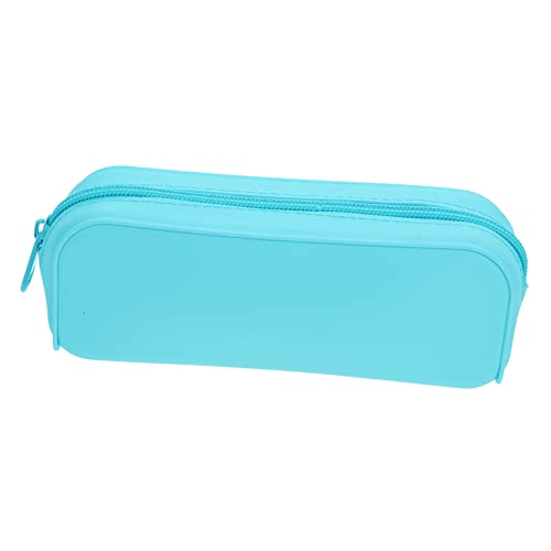 jojofuny Großes Federmäppchen aus Lebensmittelechtem Silikon Glattes Reißverschluss Etui Geräumiges Stifteetui für Erwachsene und Mädchen Stressabbauendes Weiches Mäppchen Praktischer von jojofuny