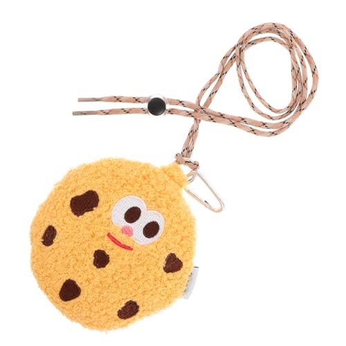 jojofuny Hals-geldbörse Im Cookie-Design: Tragbare Umhängetasche Mit Reißverschlusstaschen – Niedlicher, Flauschiger Kartenhalter Zum Tragen Von Münzen, Make-up Und Kleinen Accessoires von jojofuny