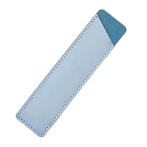 jojofuny Vintage Stiftetui Handgemacht Design Für Schule Und Büro Stiftschutz-Tasche Blau Für Studenten Und Büroangestellte von jojofuny