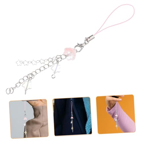 jojofuny Handyhüllen-Anhänger Handyriemen Schlüsselanhänger Riemen für Handyhüllen -armband für damen Schlüsselband Telefon-Lanyard Handyhüllen-Charme Handyband Süss Kurze Kette von jojofuny