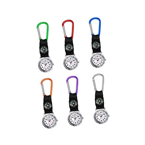 jojofuny Herrenuhren Clip- On- Uhr Pflege Damen Digitaluhren Kompass Uhren Ansteckbare Taschenuhr Pflegeuhren Für Krankenschwestern Kompassuhren Mann Bergsteigeruhr Aufsteckbar von jojofuny